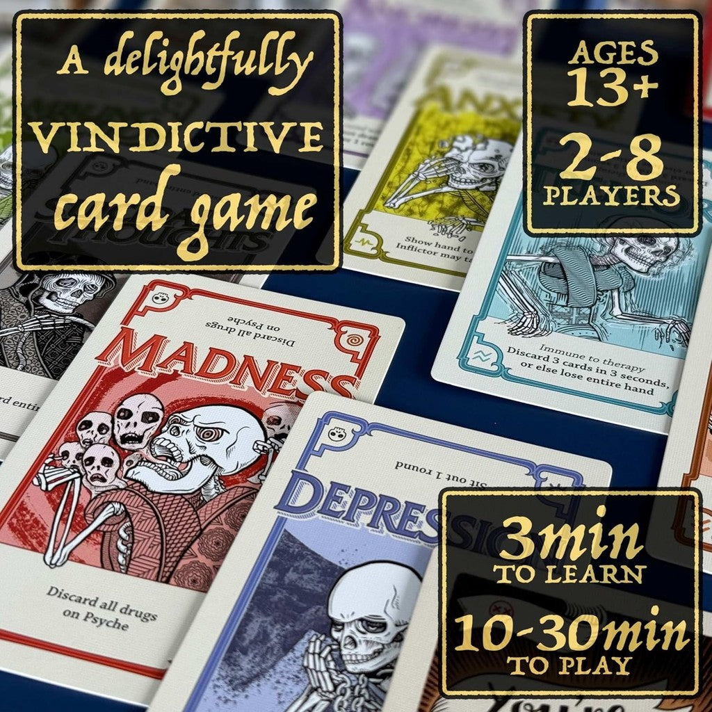 Pillbox Games Side Effects: Unleash The Fun & Chaos Using Therapy & Medication in This Hit Card Game