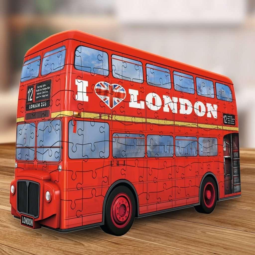 Ravensburger London Bus 216 Piece 3D Jigsaw Puzzle for Kids and Adults