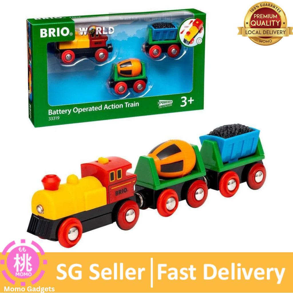 BRIO World Battery Operated Action Train - Dynamic 3 Piece Toy Train Set | Perfect for Kids Ages 3+