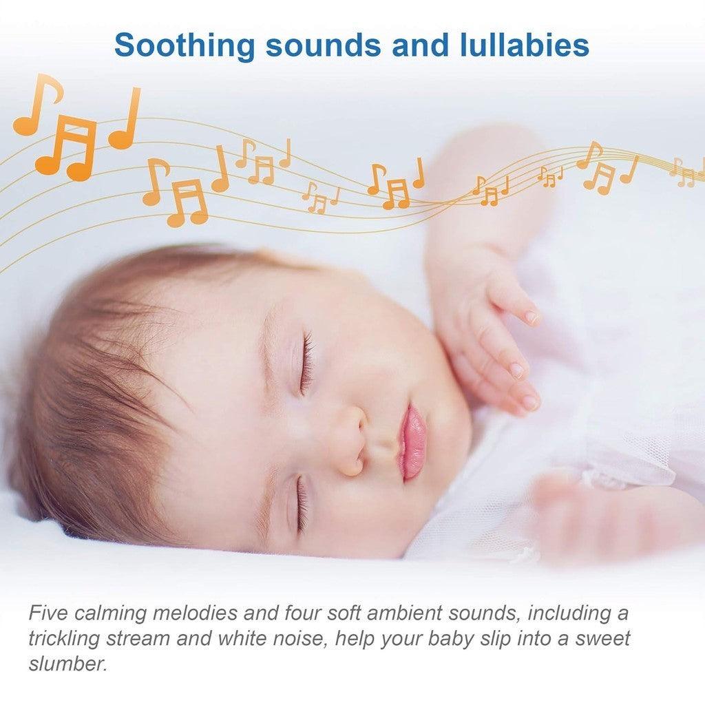 VTech Baby Monitor 5" Screen with 2 Cameras, Pan-Tilt- Zoom, Night Light, Glow On The Ceiling Projector, Two-Way Talk