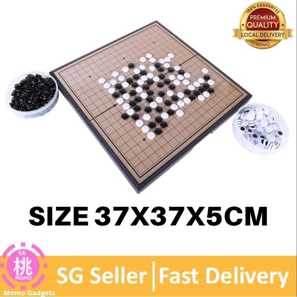 [LocalStock] GO Game WeiQi Chess Set Magnetic Wei Qi Chess Set Solid Feel 361 Chess Pieces, Portable & Travel-Size Set