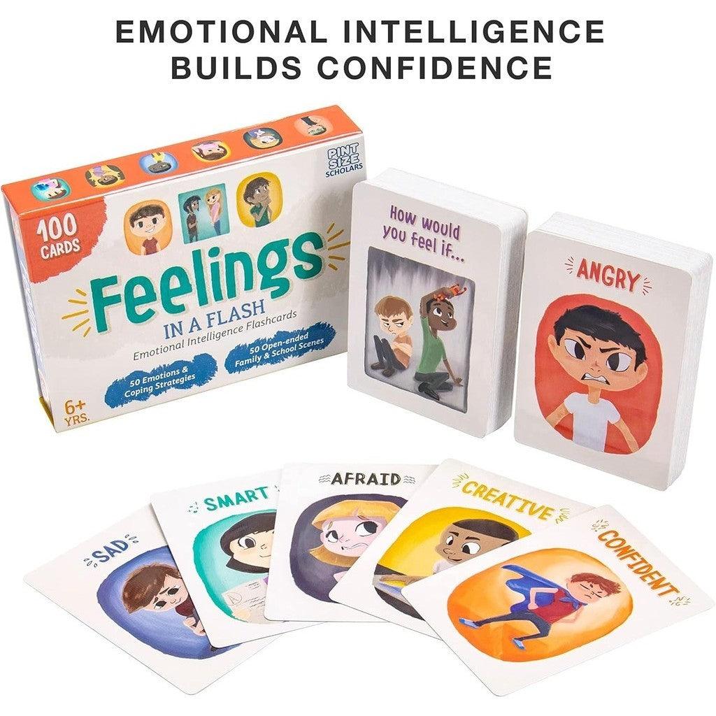 Feelings in a Flash - Emotional Intelligence Flashcard Game - Toddlers & Special Needs Children