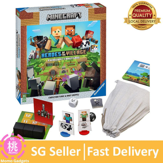 Ravensburger Minecraft Heroes of the Village | Cooperative Board Game | Exciting & Unpredictable
