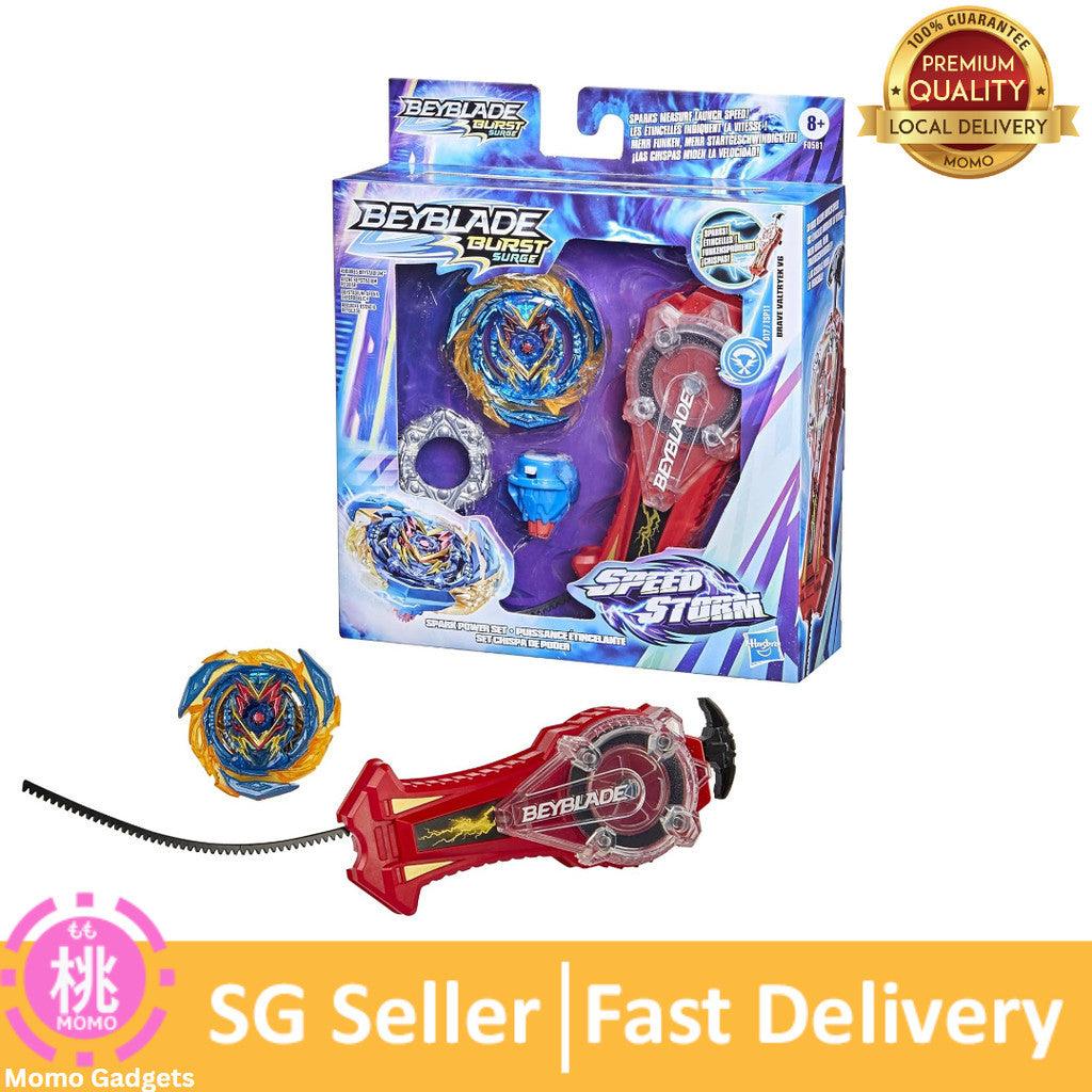 Beyblade Burst Surge Speedstorm Spark Power Set - Battle Game Set with Sparking Launcher and Right