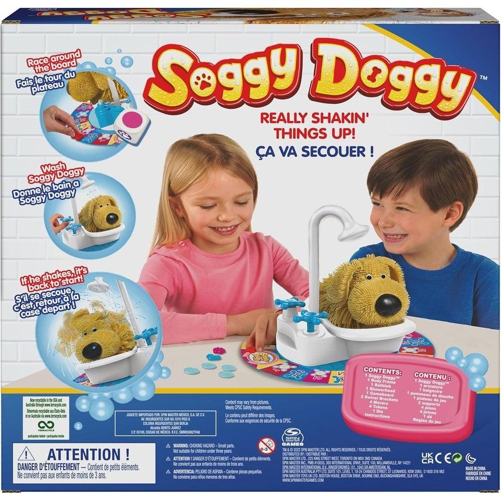 Soggy Doggy, The Showering Shaking Wet Dog Award-Winning Kids Game Board Game for Family Night Fun Games