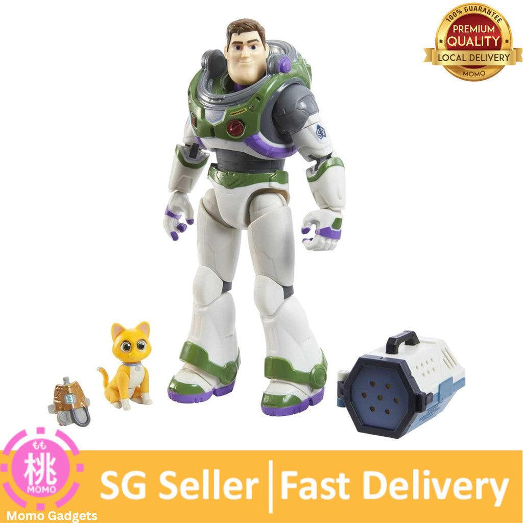 Mattel Disney and Pixar Lightyear Collector Action Figure, 7-in Scale Space Ranger Alpha Buzz & Sox