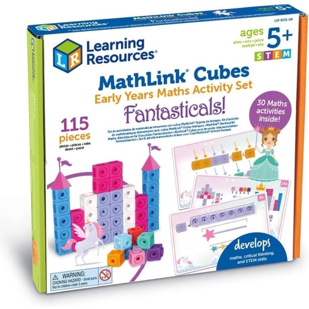 Learning Resources LSP9331-UK MATHLINK Cubes Early Maths Activity Set- FANTASTICALS/Sea Adventures