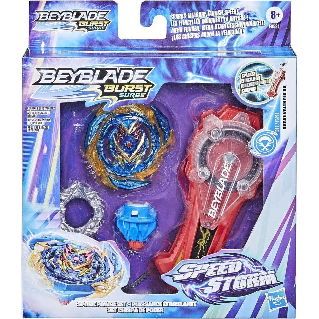 Beyblade Burst Surge Speedstorm Spark Power Set - Battle Game Set with Sparking Launcher and Right