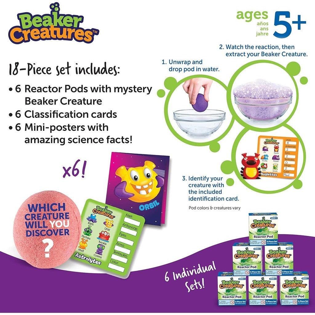 Learning Resources LER3824 Beaker Creatures Reactor Pods