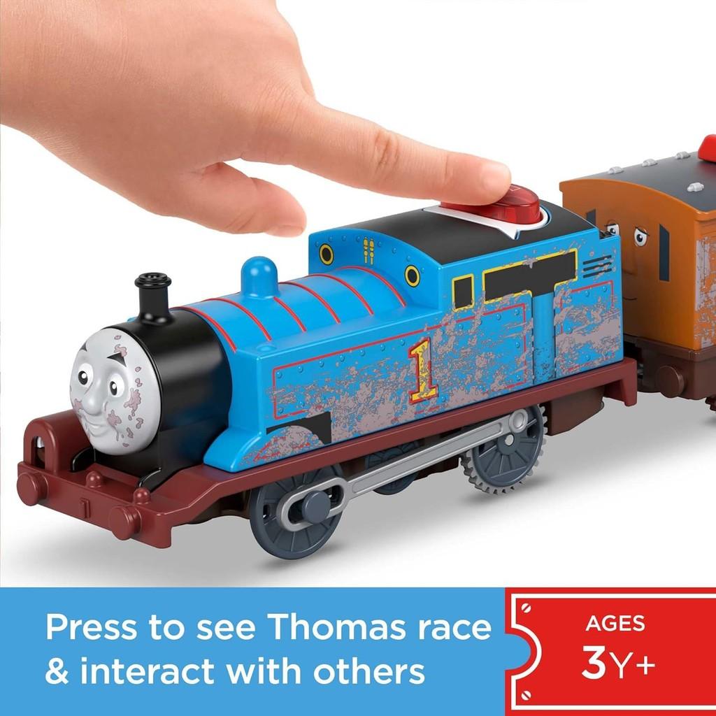 Thomas & Friends Motorized Toy Train Talking Thomas / Gordon Engine with Sounds Phrases & Passenger Cars