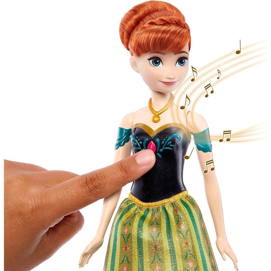 Mattel Disney Frozen Toys, Singing Anna Doll with Signature Clothing, Sings “For the First Time in Forever”