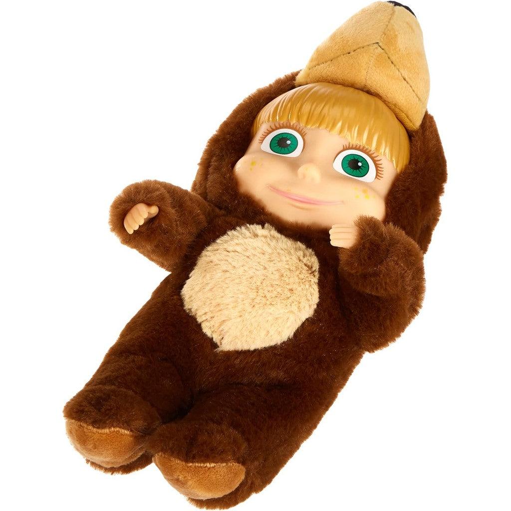 Masha and the Bear 2 in 1 Plush Doll in Bear Costume Toys for Kids, Ages 3+, 9.8 inches