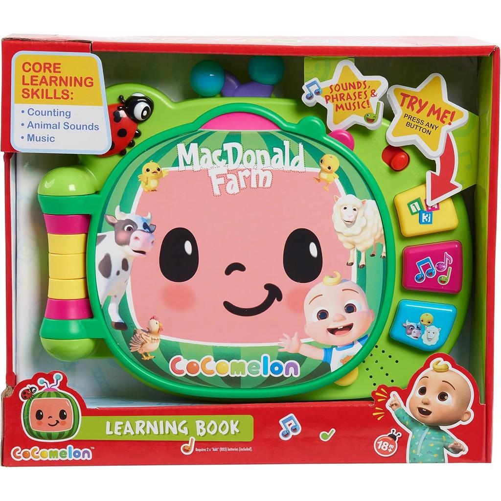 CoComelon Learning Book Interactive Toy for Toddlers, 3 Learning Modes, Music, 50 Learning Phrases