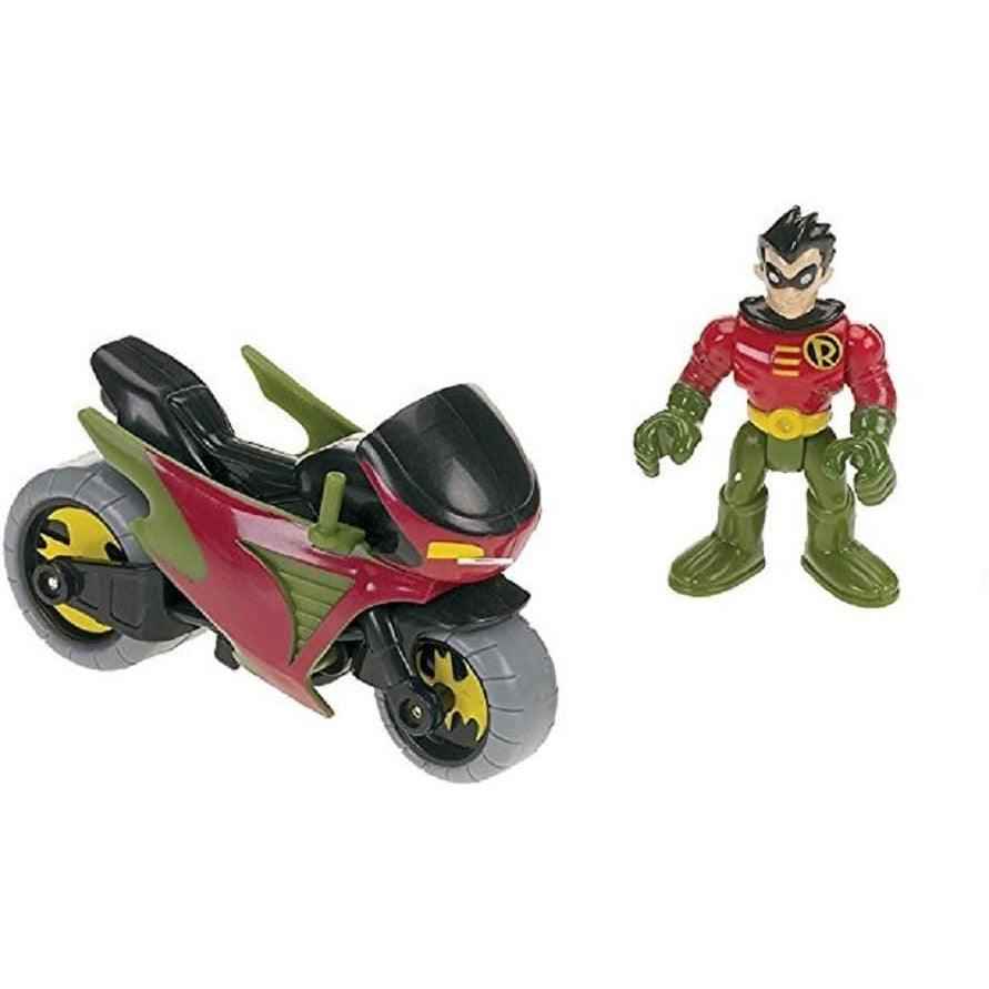 Fisher-Price Imaginext DC Super Friends Preschool Toy Batman Batmobile & Cycle Vehicle Set