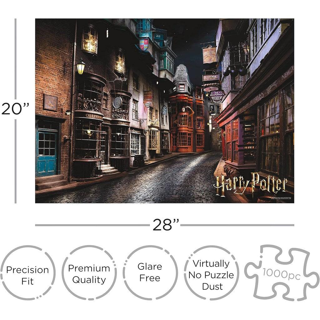 AQUARIUS Harry Potter Puzzle Hogwarts Castle/Diagon Alley (1000 Piece Jigsaw Puzzle)