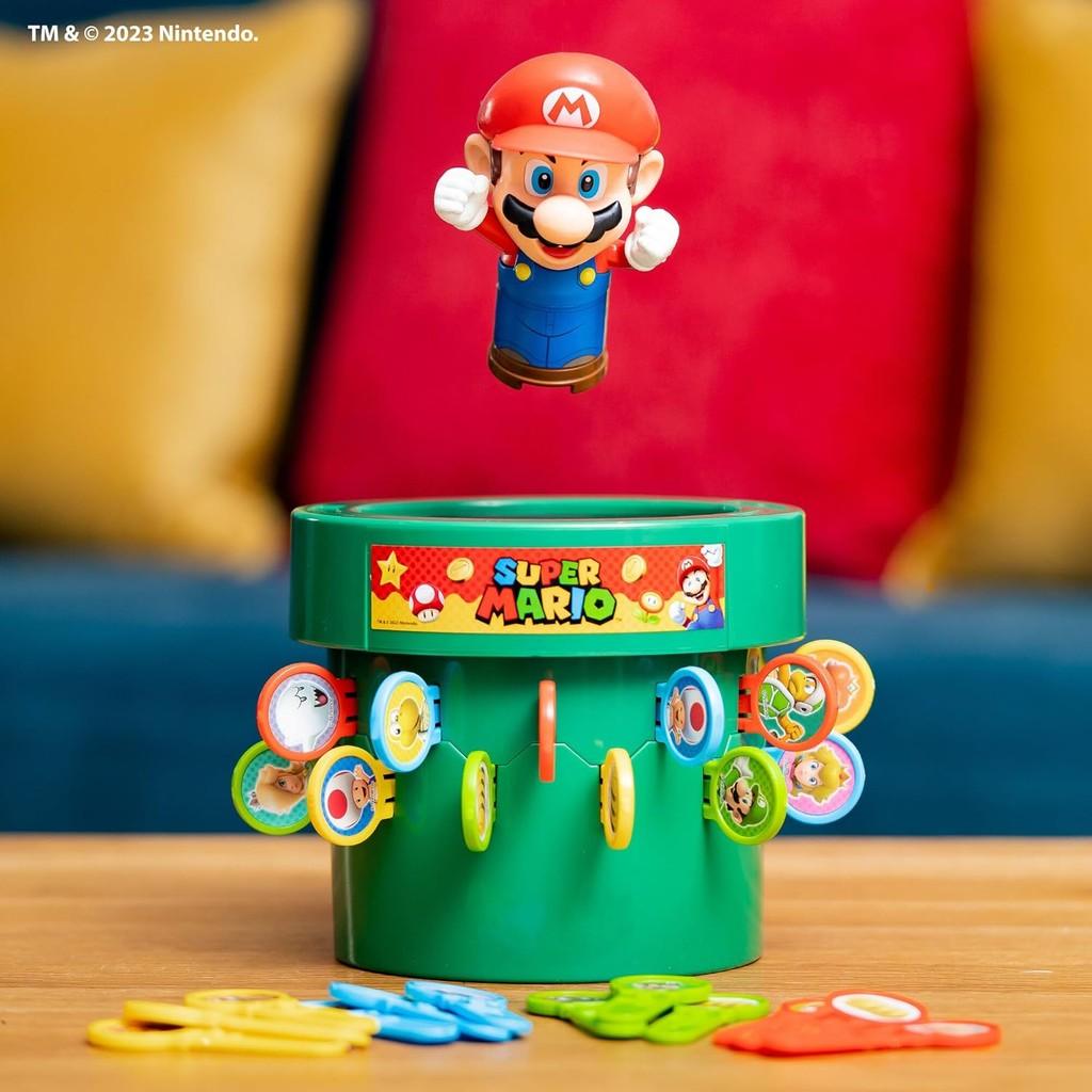 TOMY Pop Up Super Mario Board Game - Family and Preschool Kids Games for Family Game Night