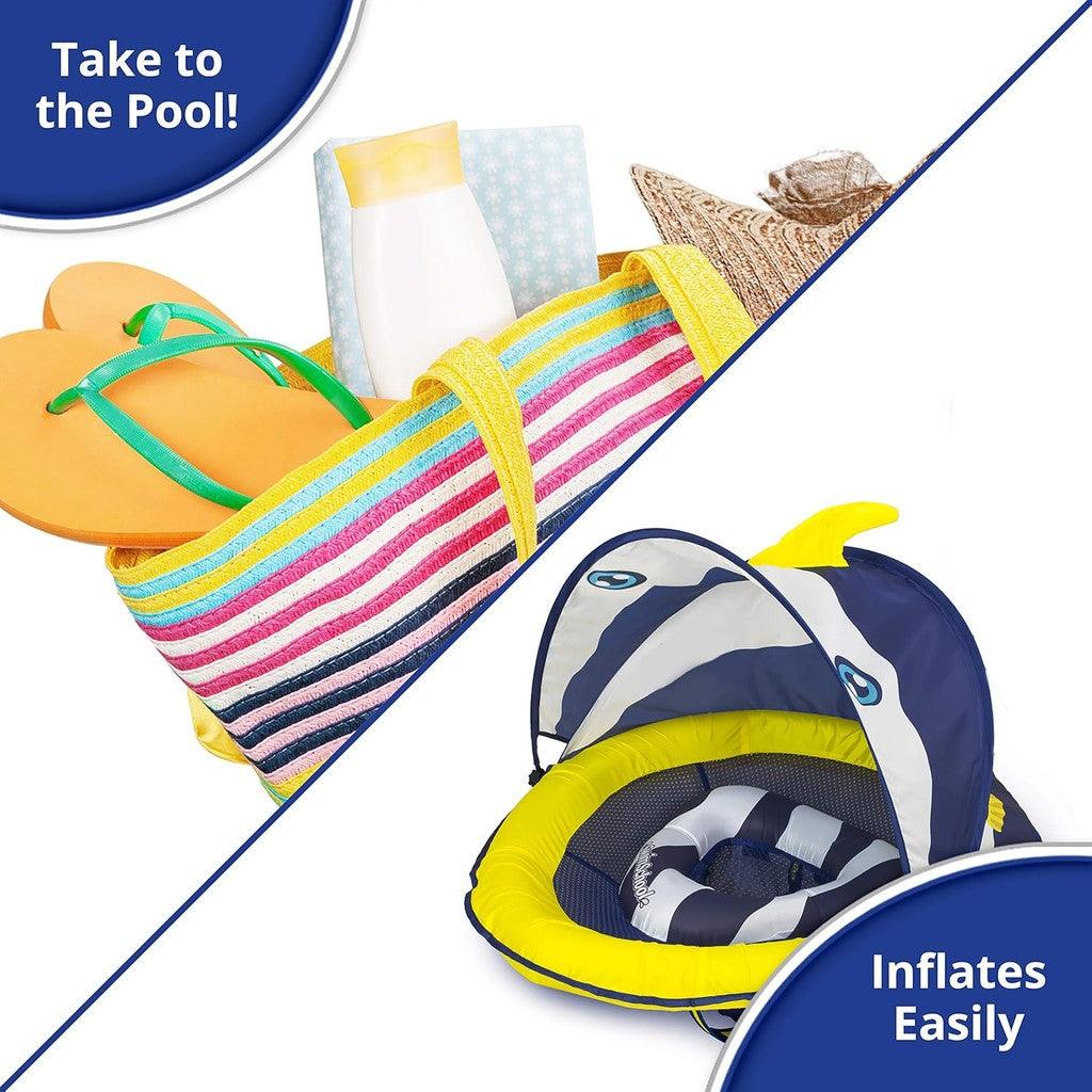 SwimSchool Infant Baby Pool Floats, Free Swimming, Super Buoyant – Ages 6-24 Months – Multiple Colors/Styles