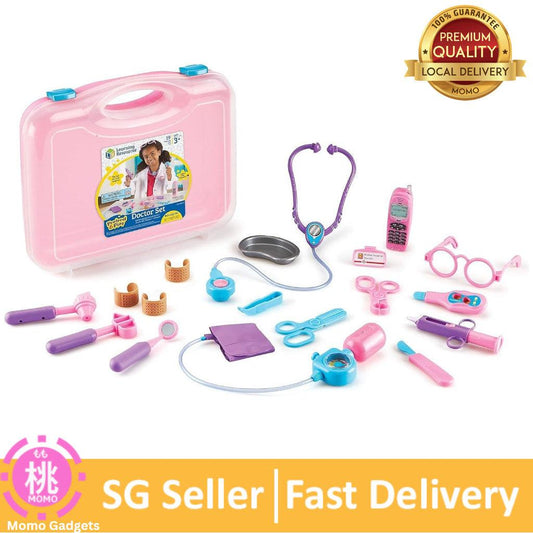 Learning Resources Pretend and Play Doctor Kit - 19 Piece Set, Ages 3+ Doctor Kit for Kids