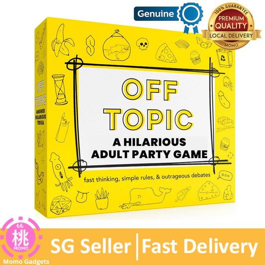OFF TOPIC Party Game for Adults - Fun Adult Board Games for Groups of 2-8 Players