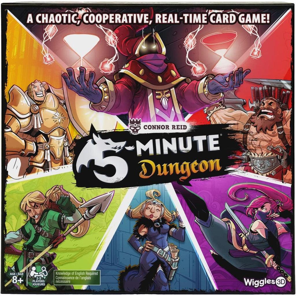 Wiggles 3D 5-Minute Dungeon A Chaotic, Co-Operative, Real-time Card Game|Fast-Paced Board Game|for Families, Ages 8 & up