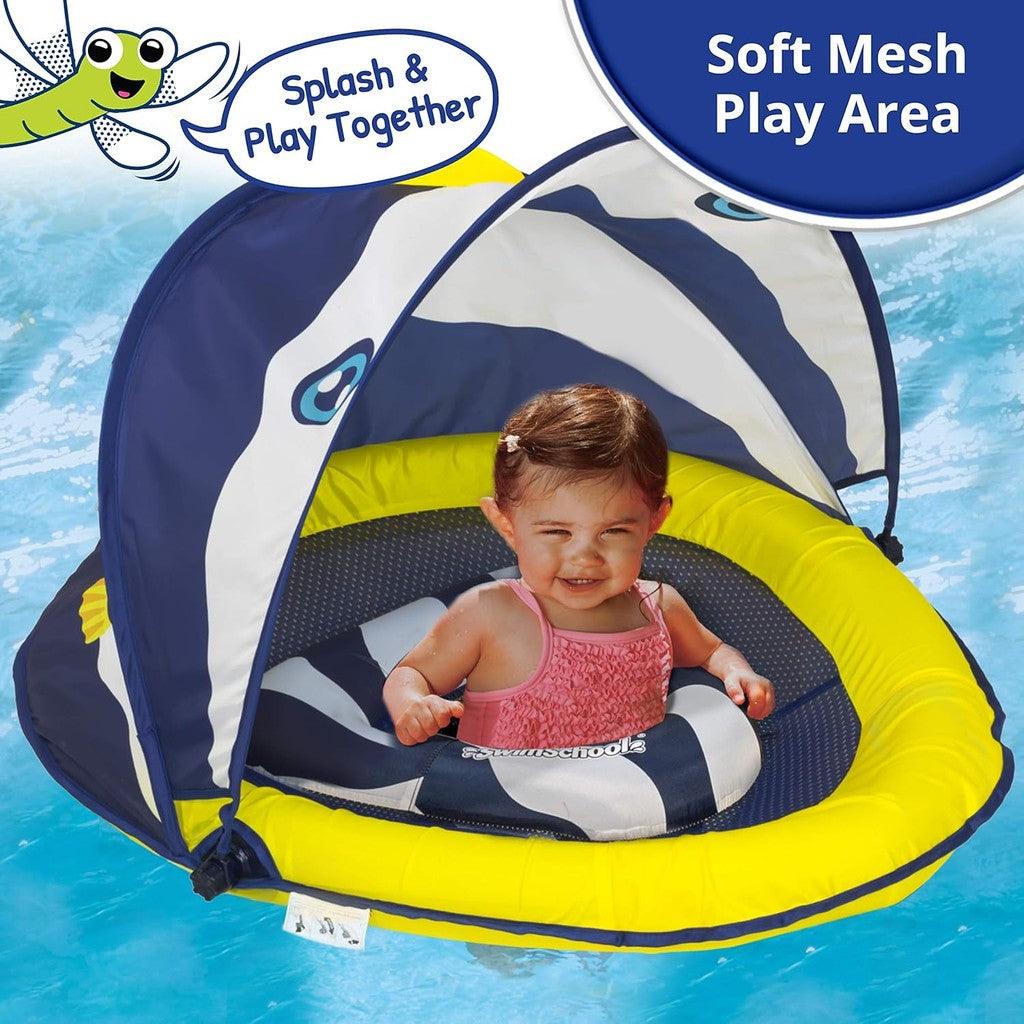 SwimSchool Infant Baby Pool Floats, Free Swimming, Super Buoyant – Ages 6-24 Months – Multiple Colors/Styles