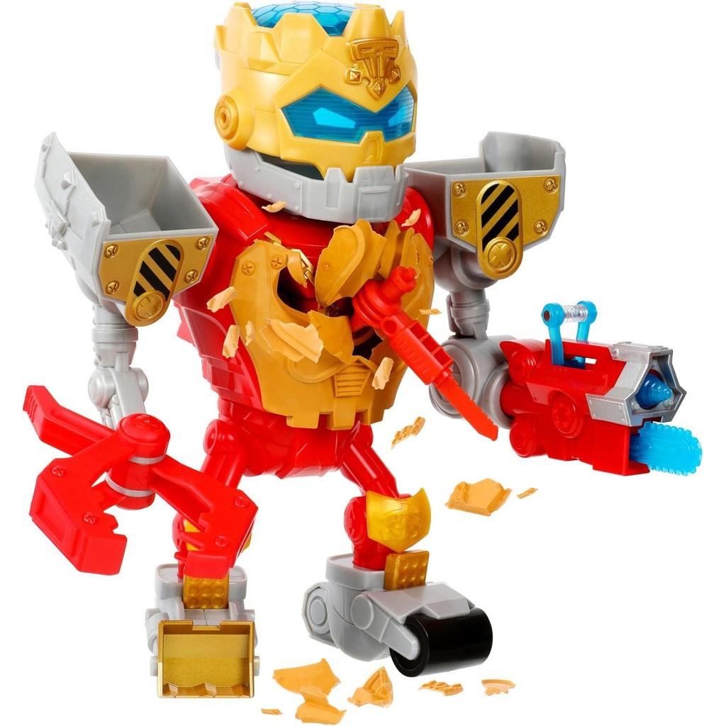 Treasure X Robots Gold - Mega Treasure Bot with Real Lights and Sounds. Repair, Rebuild and Power up!