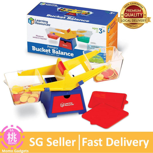 Learning Resources Primary Bucket Balance Teaching Scale - 1 Piece, Ages 3+