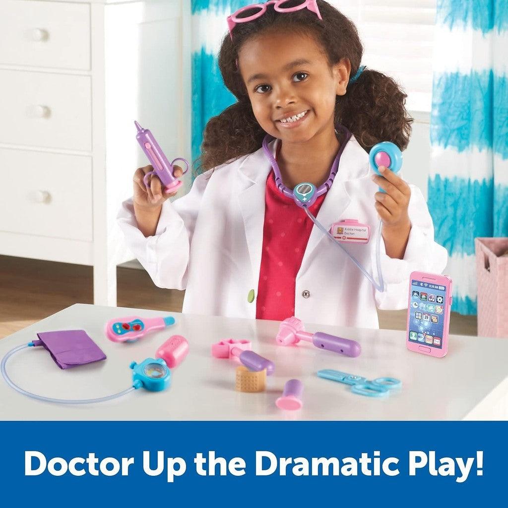 Learning Resources Pretend and Play Doctor Kit - 19 Piece Set, Ages 3+ Doctor Kit for Kids