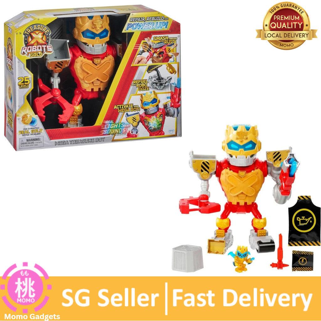 Treasure X Robots Gold - Mega Treasure Bot with Real Lights and Sounds. Repair, Rebuild and Power up!