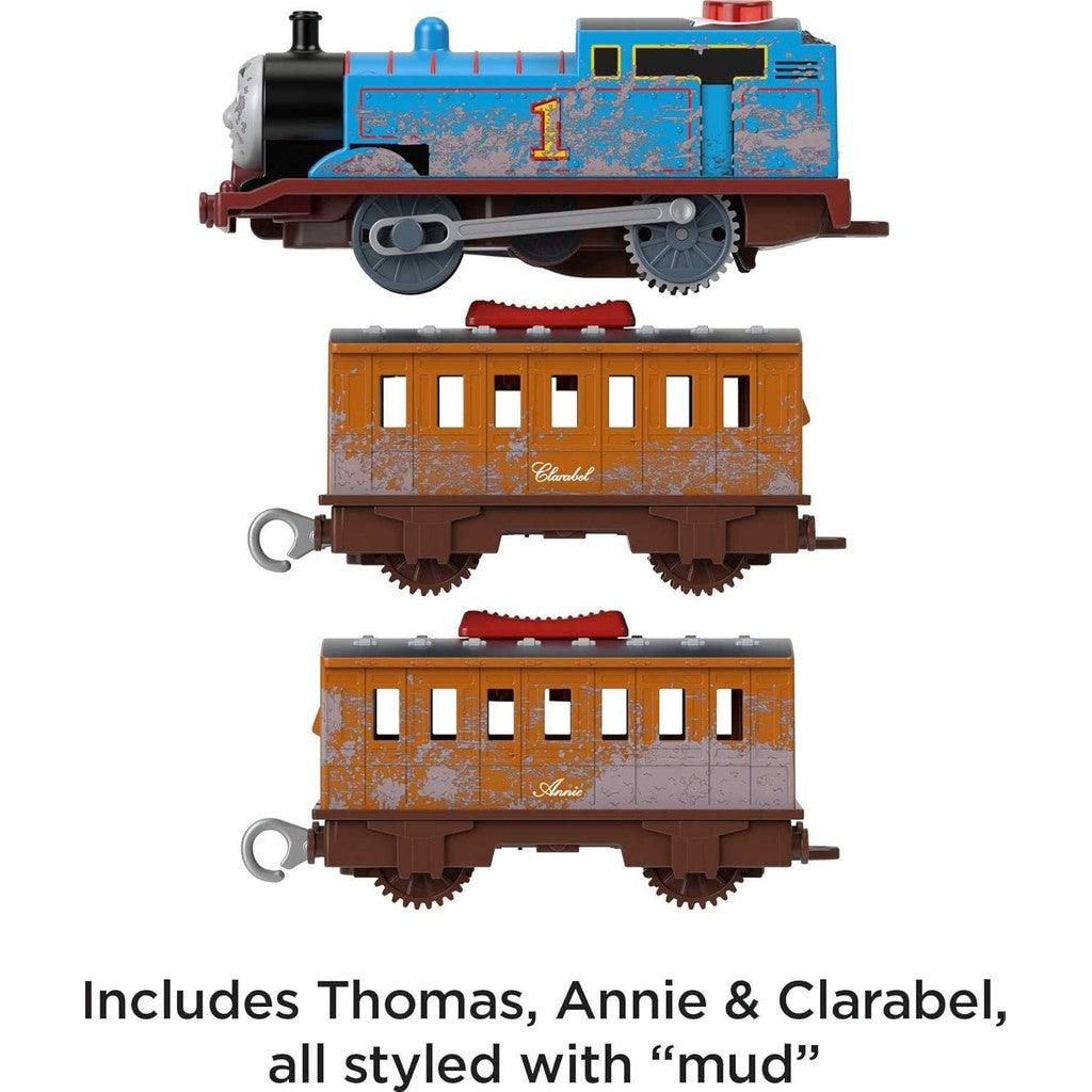Thomas & Friends Motorized Toy Train Talking Thomas / Gordon Engine with Sounds Phrases & Passenger Cars