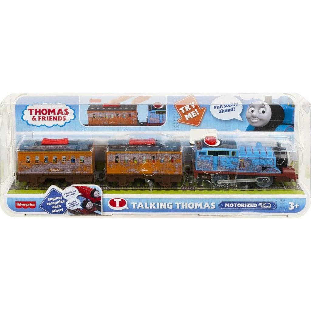 Thomas & Friends Motorized Toy Train Talking Thomas / Gordon Engine with Sounds Phrases & Passenger Cars