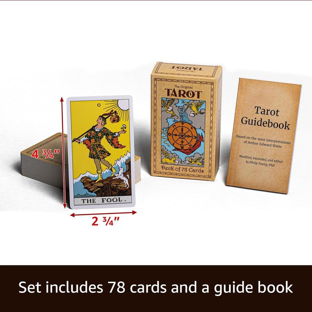 The Original Tarot Cards Deck with Guide Book for Beginners, Improved Alternative to Rider Waite Tarot Deck