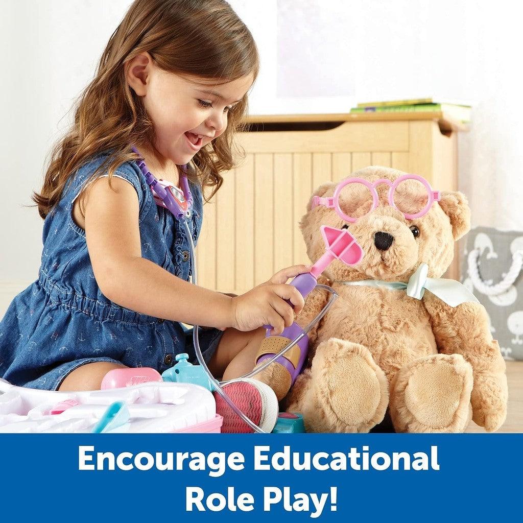 Learning Resources Pretend and Play Doctor Kit - 19 Piece Set, Ages 3+ Doctor Kit for Kids