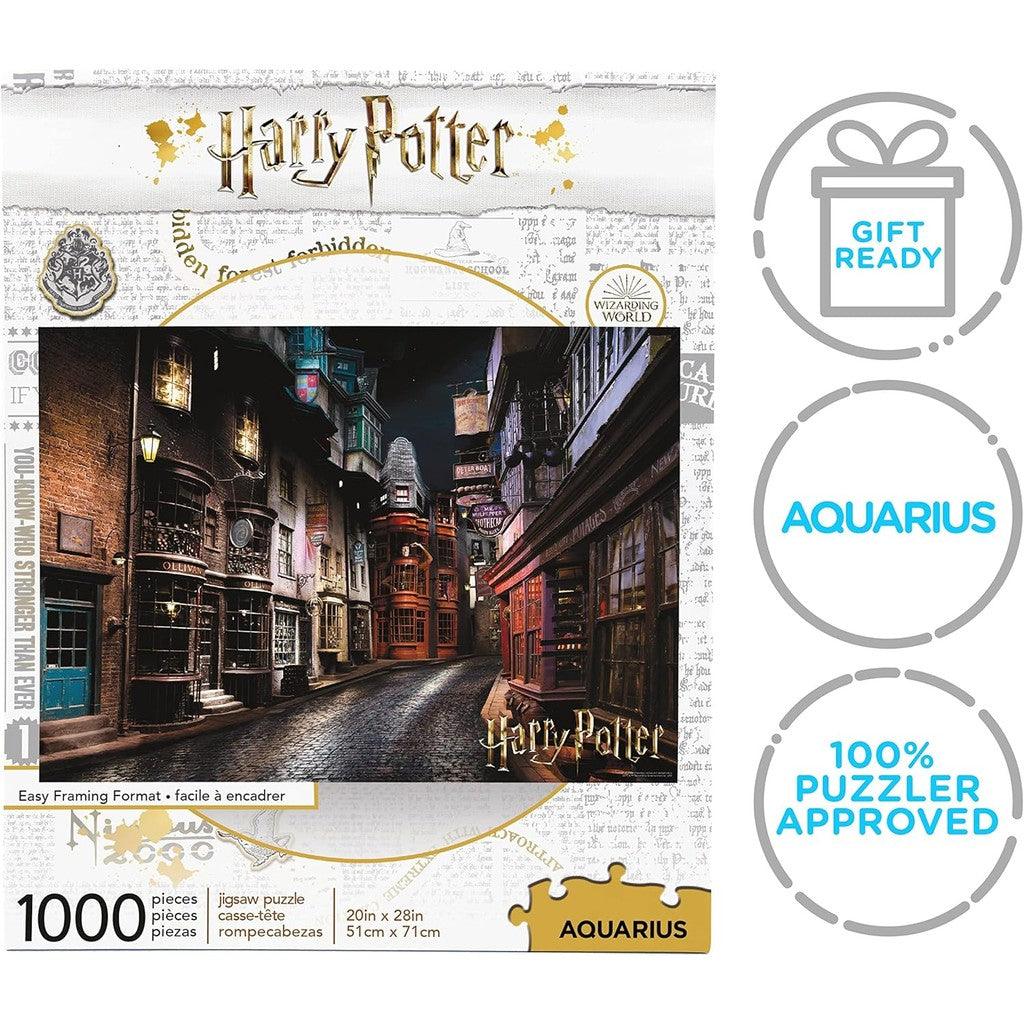 AQUARIUS Harry Potter Puzzle Hogwarts Castle/Diagon Alley (1000 Piece Jigsaw Puzzle)