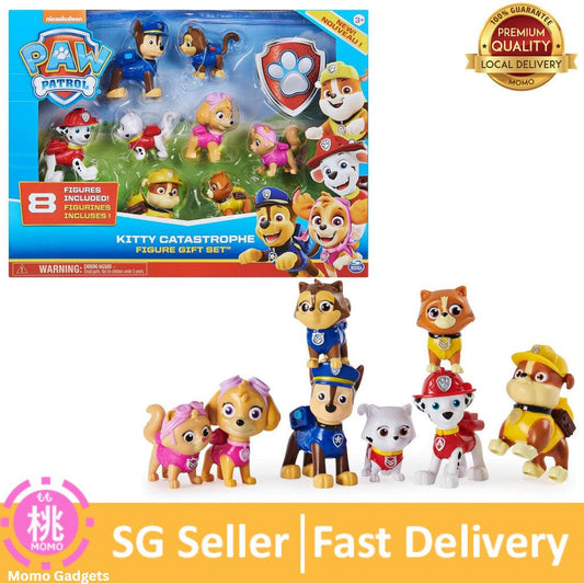 Paw Patrol, Kitty Catastrophe Gift Set with 8 Collectible Toy Figures, for Kids Aged 3 and Up