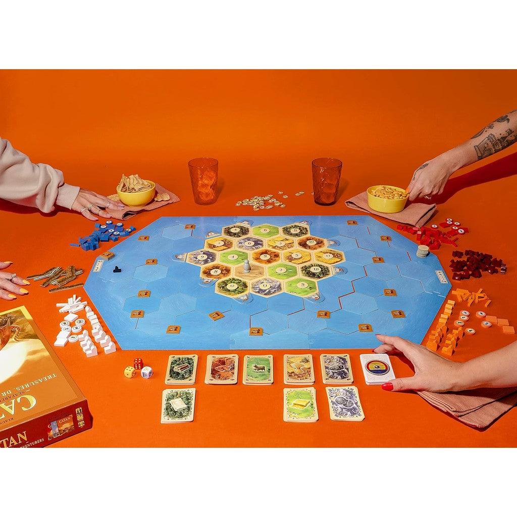 CATAN Treasures, Dragons and Adventurers Scenario Expansion-Strategy Board Game, Family Game for Kids & Adults, Ages 12+