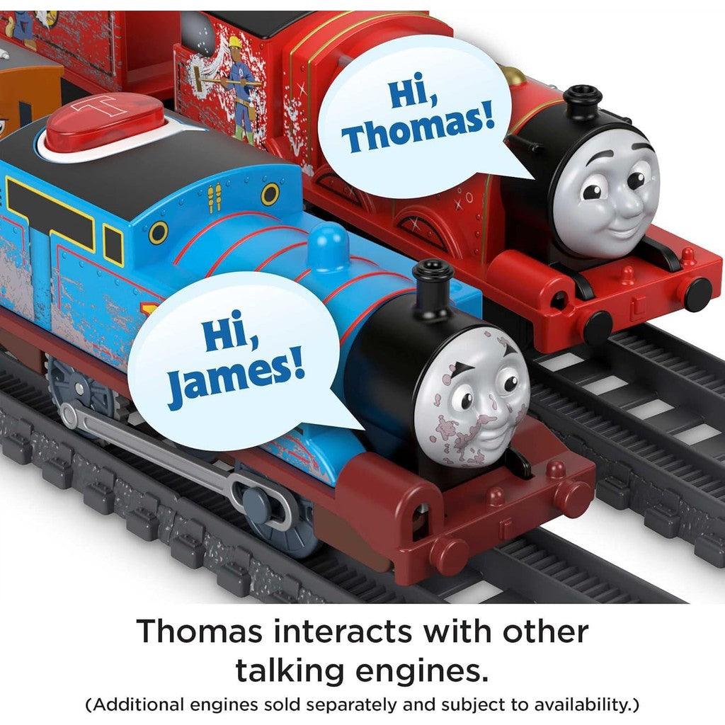 Thomas & Friends Motorized Toy Train Talking Thomas / Gordon Engine with Sounds Phrases & Passenger Cars