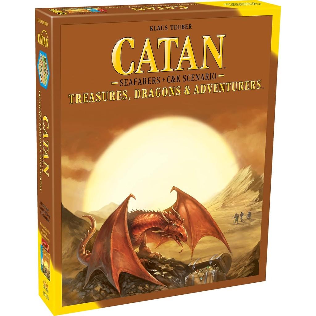 CATAN Treasures, Dragons and Adventurers Scenario Expansion-Strategy Board Game, Family Game for Kids & Adults, Ages 12+