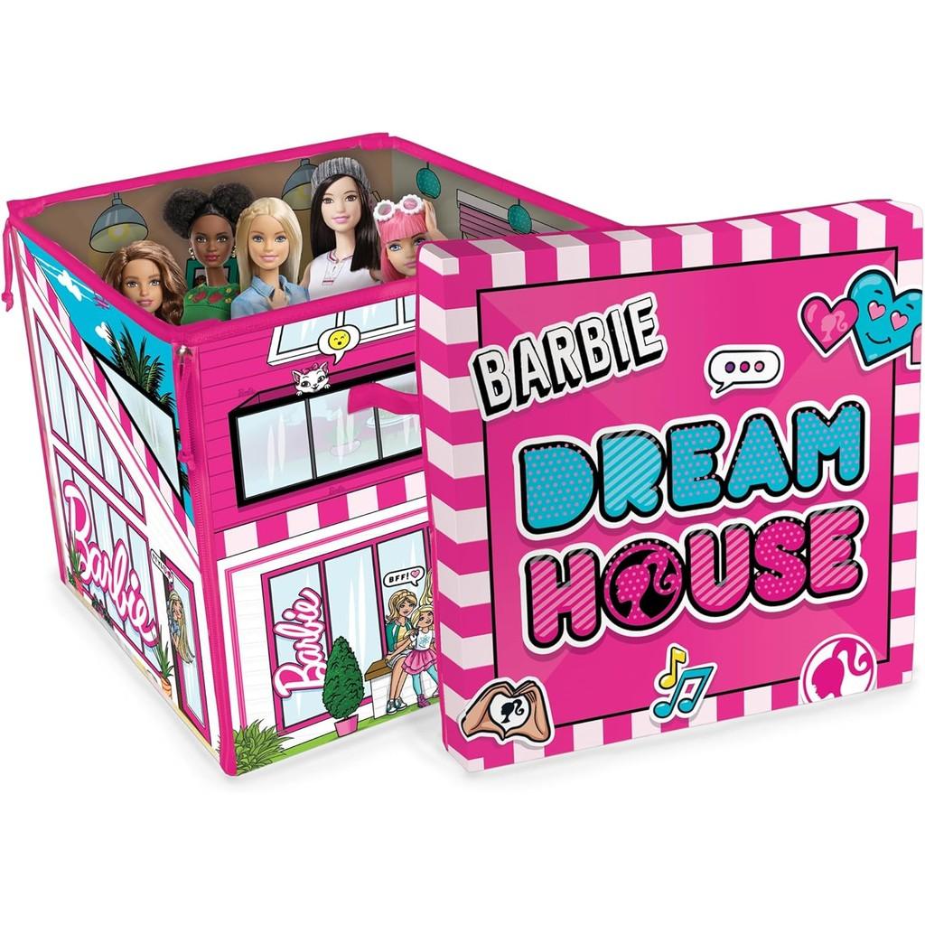 Barbie ZipBin 40 Doll Dream House Toy Box & Playmat