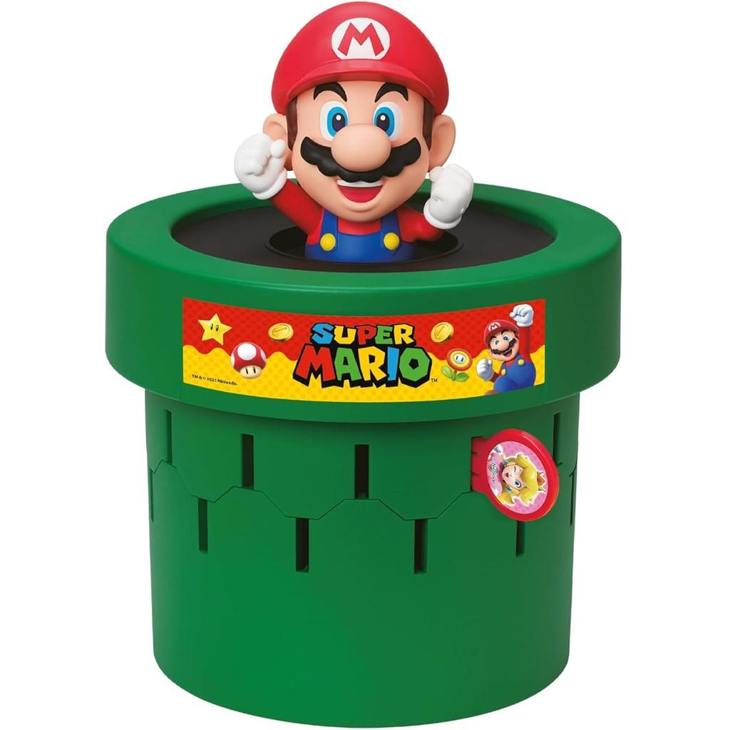 TOMY Pop Up Super Mario Board Game - Family and Preschool Kids Games for Family Game Night
