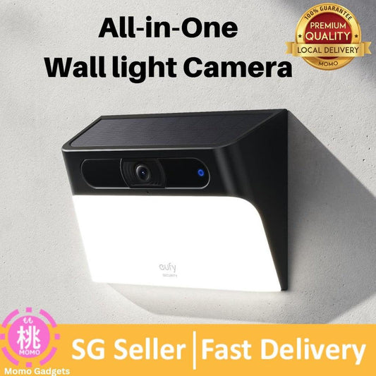 eufy Security Solar Wall Light Cam S120, Solar Security Cameras Wireless Outdoor, 2K Camera,No Monthly Fee