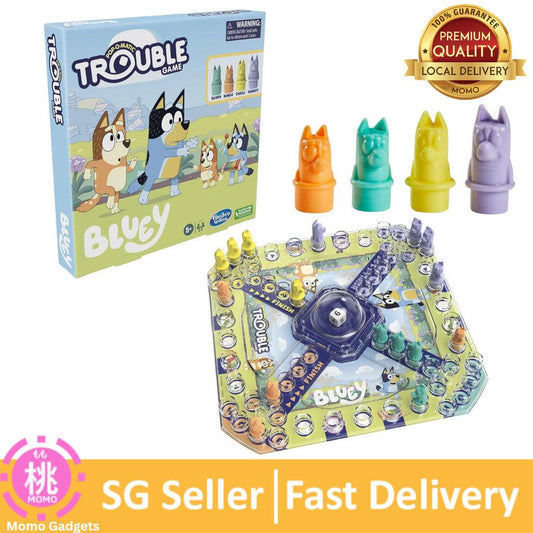 Hasbro Gaming Trouble Bluey Edition Game | Family Board Games| 2-4 Players | Ages 5+