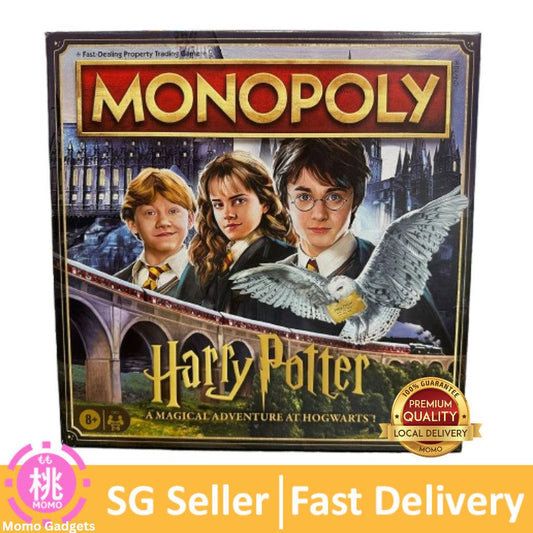 Monopoly Harry Potter Edition Board Game | A Magical Adventure at Hogwarts | Ages 8 and Up