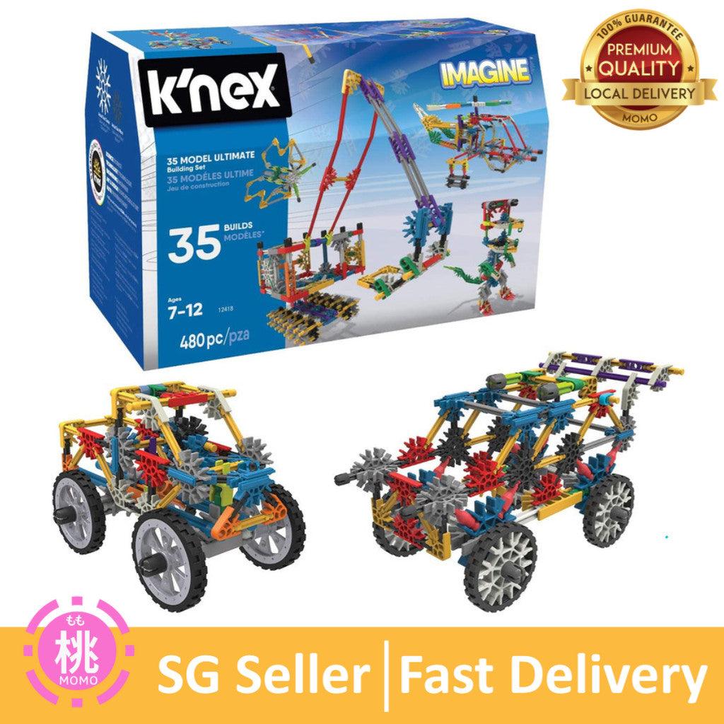 K’Nex Knex – 35 Model Building Set – 480 Pieces – For Ages 7+ Construction Education Toy