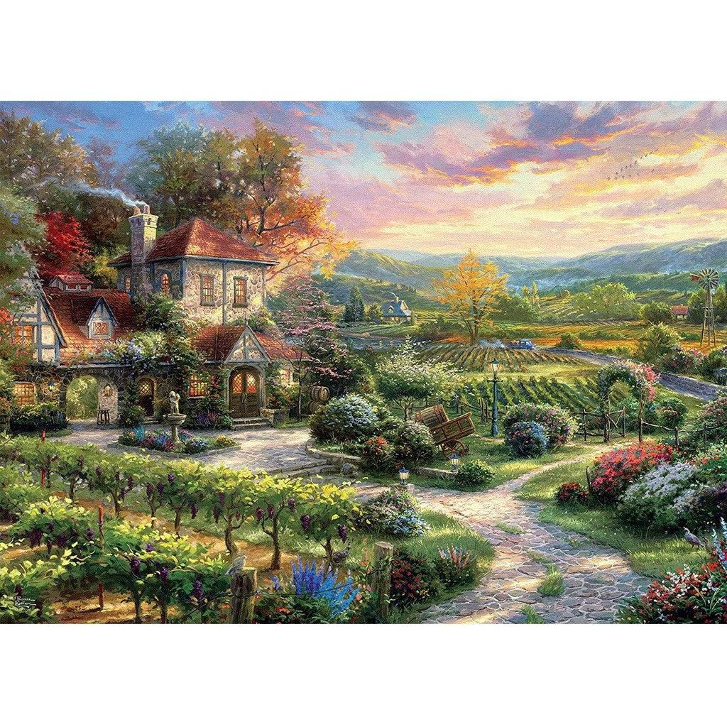 Ceaco - 8 in 1 Multipack - Thomas Kinkade - (2)Round 300 Piece, (4)550 Piece, (1)750 Piece (1)1000 Piece Jigsaw Puzzles