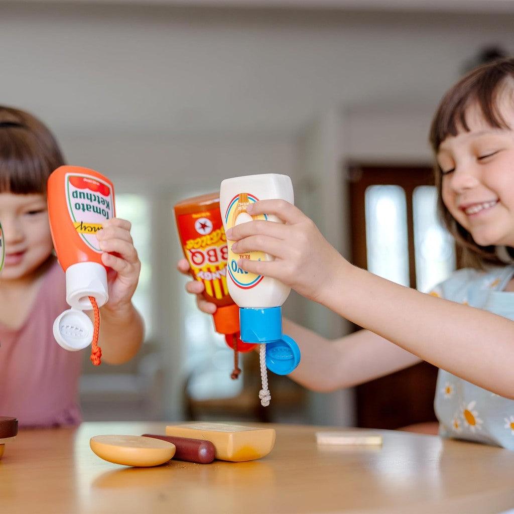 Melissa & Doug 5-Piece Favorite Condiments Play Food Set