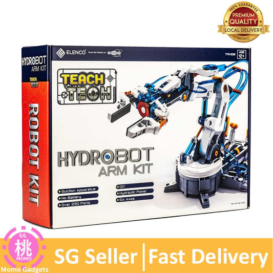 Teach Tech “Hydrobot Arm Kit”, Hydraulic Kit, STEM Building Toy for Kids 12+