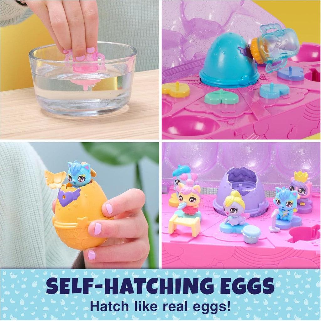 Hatchimals Alive, Egg Carton Toy with 5 Mini Figures in Self-Hatching Eggs, 11 Accessories/10 Accessories