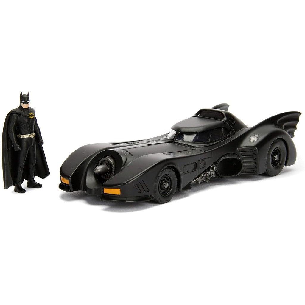 Jada Toys Batman1989 Batmobile With 2.75" Batman Metals Diecast Vehicle With Figure