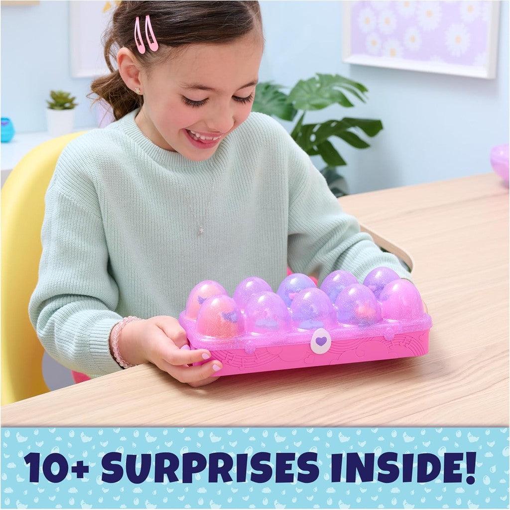 Hatchimals Alive, Egg Carton Toy with 5 Mini Figures in Self-Hatching Eggs, 11 Accessories/10 Accessories